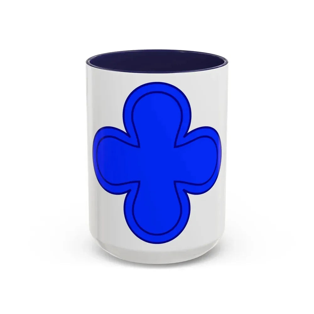 88th Infantry Division SSI (U.S. Army) Accent Coffee Mug 15oz Navy - Go Mug Yourself