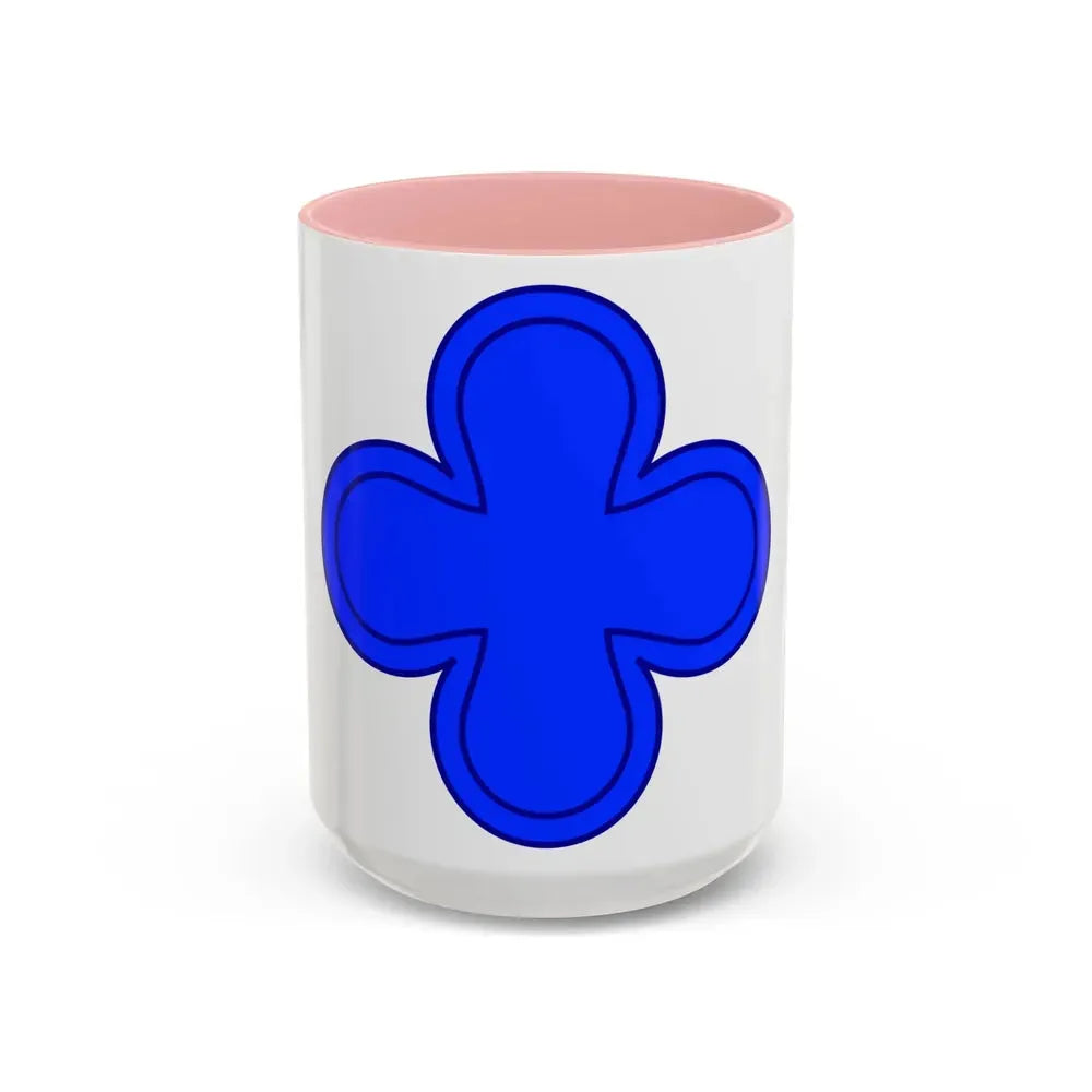 88th Infantry Division SSI (U.S. Army) Accent Coffee Mug 15oz Pink - Go Mug Yourself