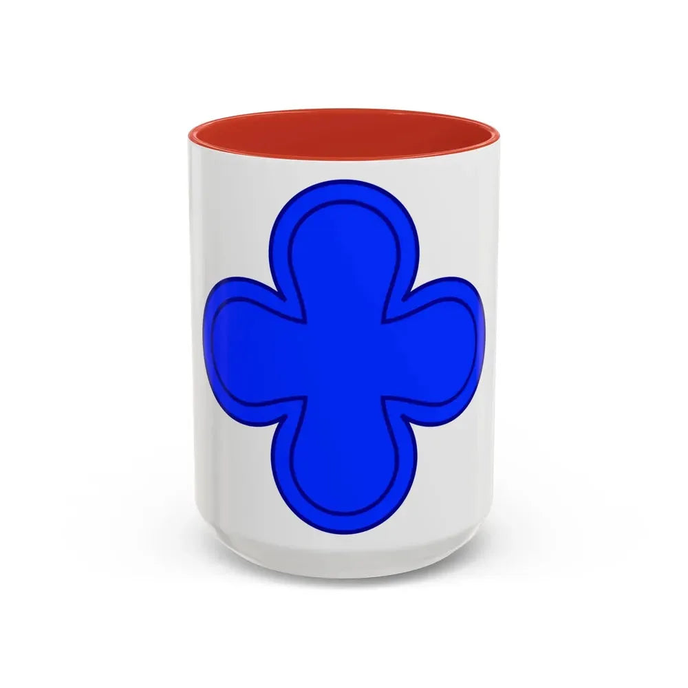 88th Infantry Division SSI (U.S. Army) Accent Coffee Mug 15oz Red - Go Mug Yourself