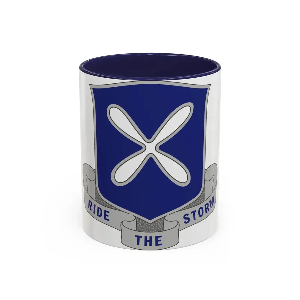 88th Infantry Regiment 2 (U.S. Army) Accent Coffee Mug 11oz Navy - Go Mug Yourself
