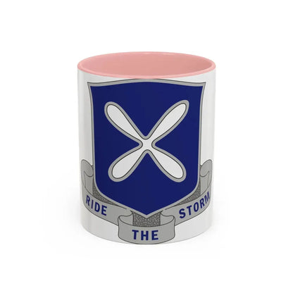 88th Infantry Regiment 2 (U.S. Army) Accent Coffee Mug 11oz Pink - Go Mug Yourself
