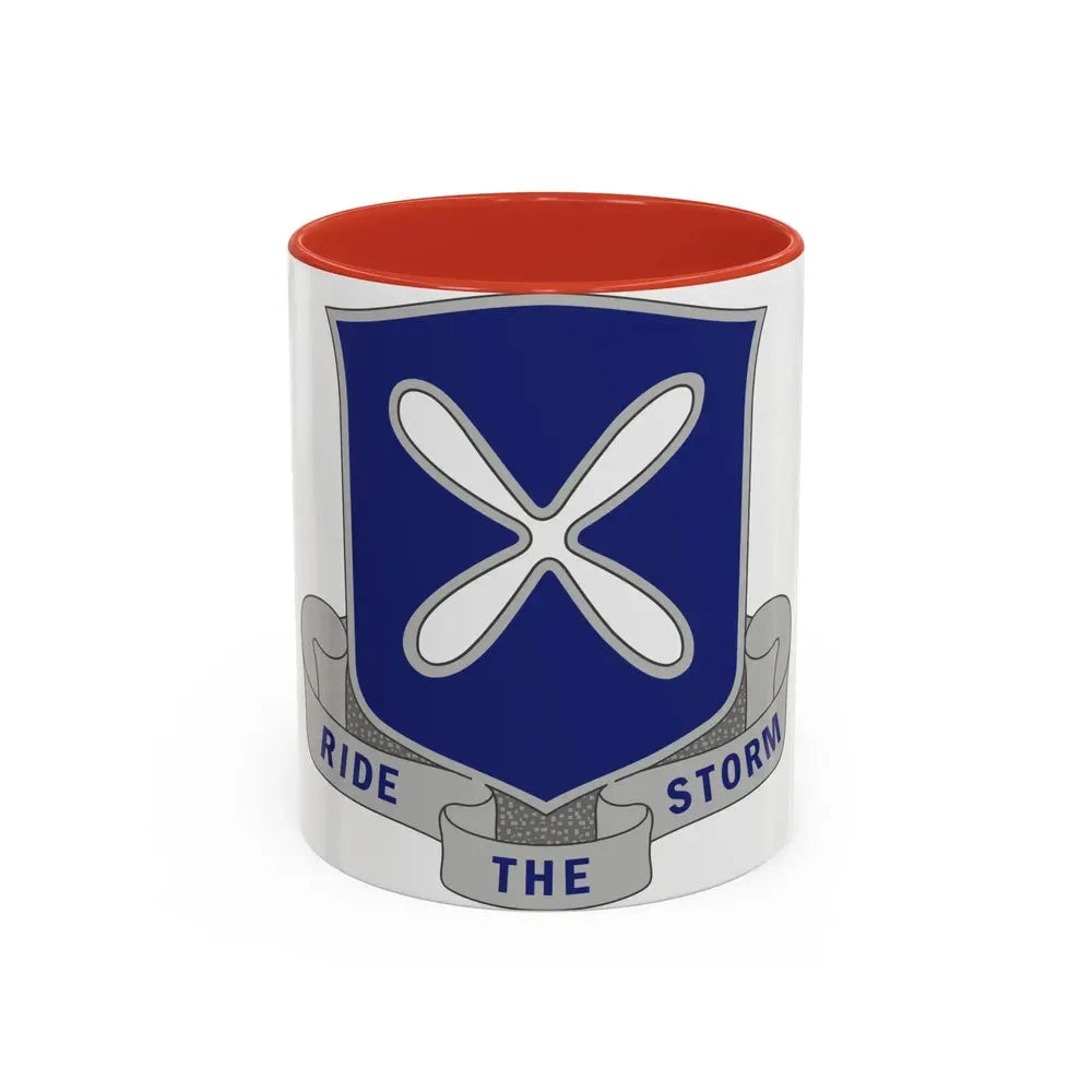 88th Infantry Regiment 2 (U.S. Army) Accent Coffee Mug 11oz Red - Go Mug Yourself