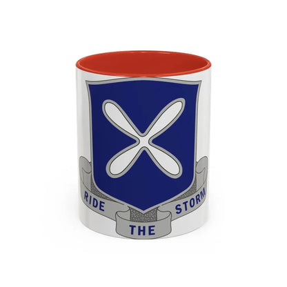 88th Infantry Regiment 2 (U.S. Army) Accent Coffee Mug 11oz Red - Go Mug Yourself