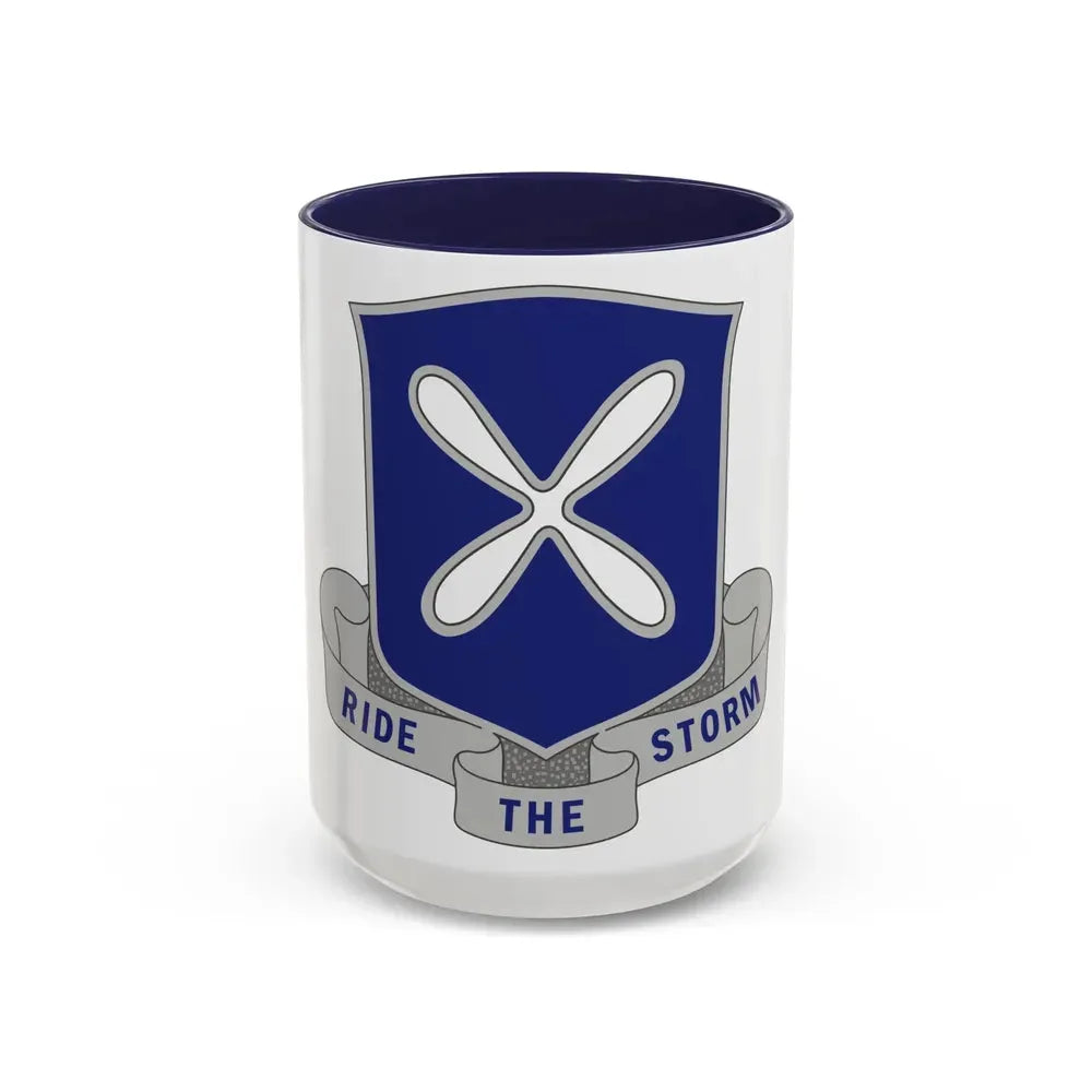 88th Infantry Regiment 2 (U.S. Army) Accent Coffee Mug 15oz Navy - Go Mug Yourself