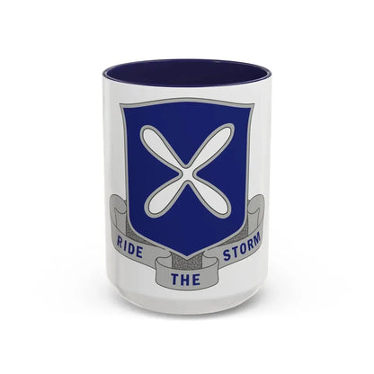 88th Infantry Regiment 2 (U.S. Army) Accent Coffee Mug 15oz Navy - Go Mug Yourself