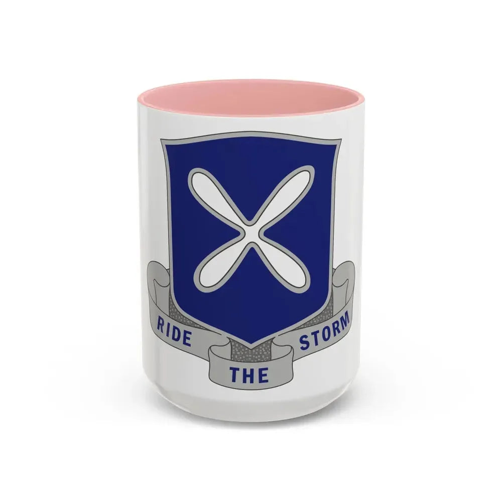 88th Infantry Regiment 2 (U.S. Army) Accent Coffee Mug 15oz Pink - Go Mug Yourself
