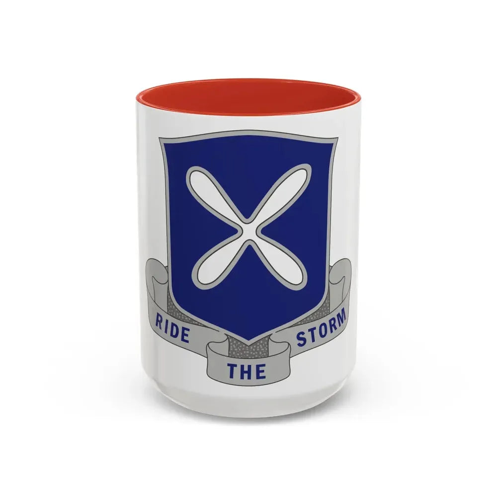 88th Infantry Regiment 2 (U.S. Army) Accent Coffee Mug 15oz Red - Go Mug Yourself