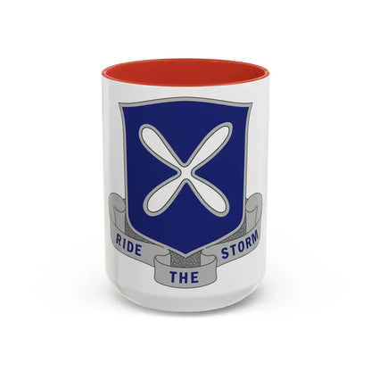 88th Infantry Regiment 2 (U.S. Army) Accent Coffee Mug 15oz Red - Go Mug Yourself