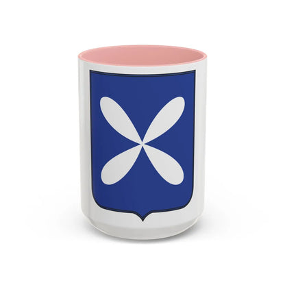 88th Infantry Regiment (U.S. Army) Accent Coffee Mug-15oz-Pink-Go Mug Yourself