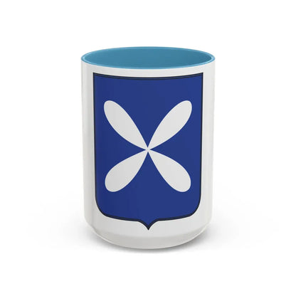 88th Infantry Regiment (U.S. Army) Accent Coffee Mug 15oz Light Blue - Go Mug Yourself