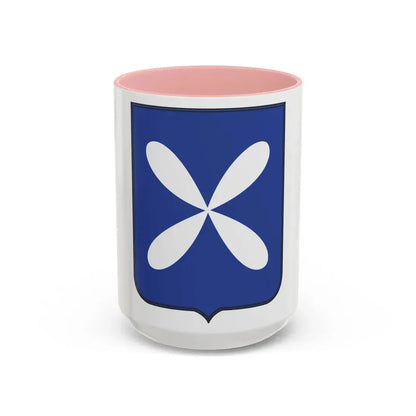 88th Infantry Regiment (U.S. Army) Accent Coffee Mug 15oz Pink - Go Mug Yourself
