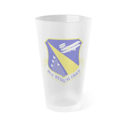 88th Medical Group (U.S. Air Force) Frosted Pint Glass 16oz Default Title - Go Mug Yourself