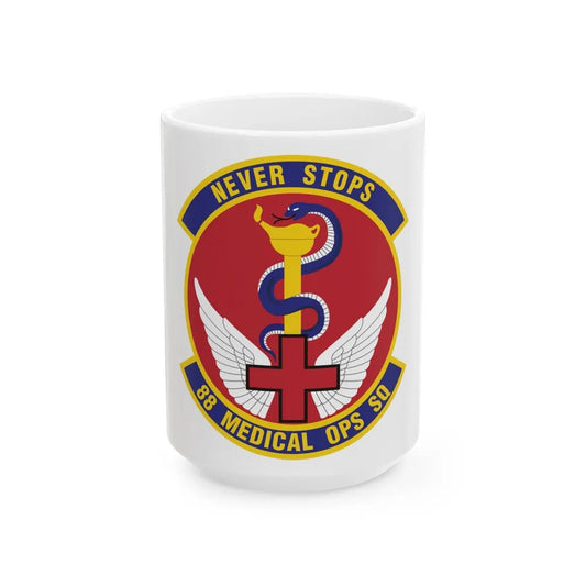 88th Medical Operations Squadron (U.S. Air Force) White Coffee Mug-15oz-Go Mug Yourself