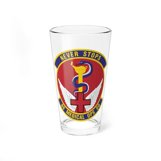 88th Medical Operations Squadron (U.S. Air Force) Pint Glass 16oz 16oz - Go Mug Yourself