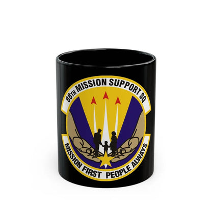 88th Mission Support Squadron (U.S. Air Force) Black Coffee Mug-11oz-Go Mug Yourself