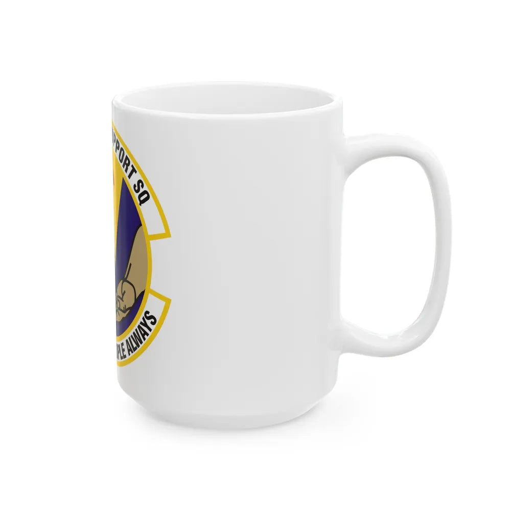 88th Mission Support Squadron (U.S. Air Force) White Coffee Mug-Go Mug Yourself