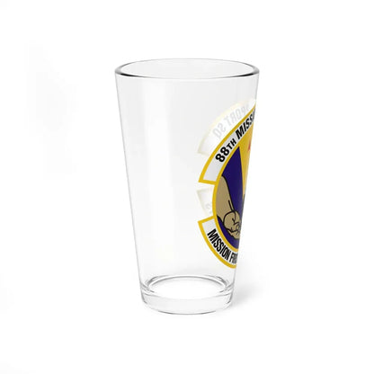 88th Mission Support Squadron (U.S. Air Force) Pint Glass 16oz - Go Mug Yourself