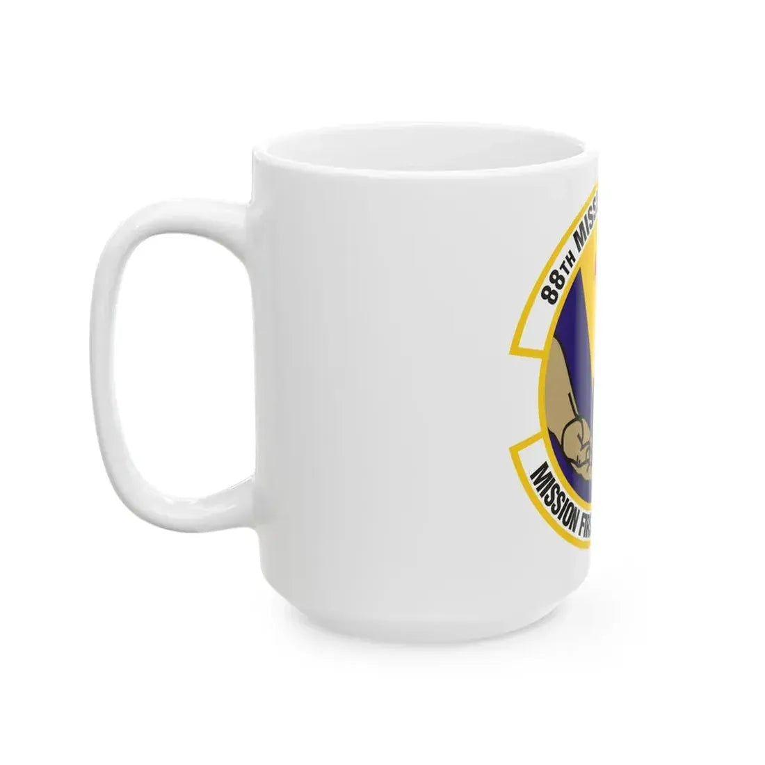 88th Mission Support Squadron (U.S. Air Force) White Coffee Mug - Go Mug Yourself