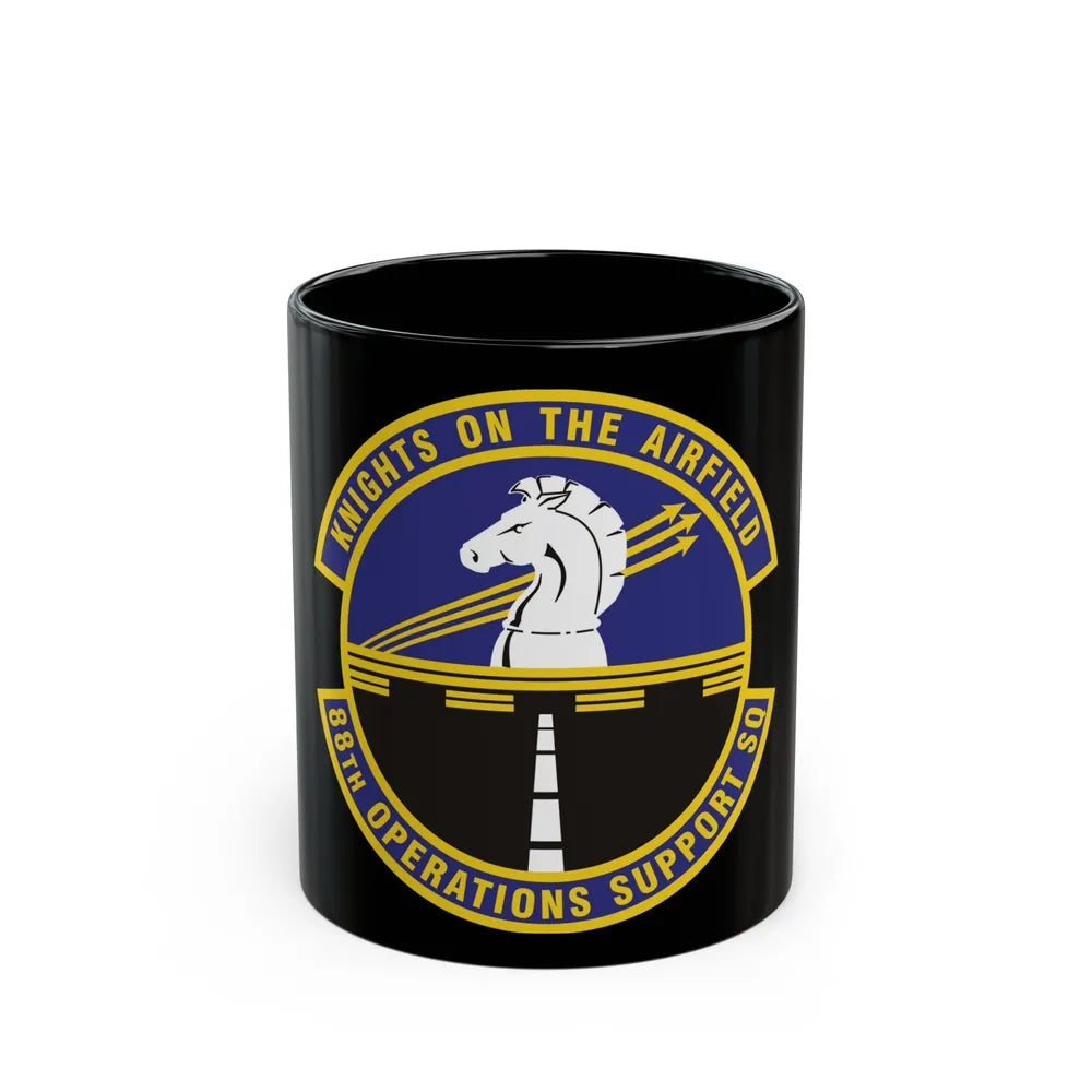 88th Operations Support Squadron (U.S. Air Force) Black Coffee Mug-11oz-Go Mug Yourself