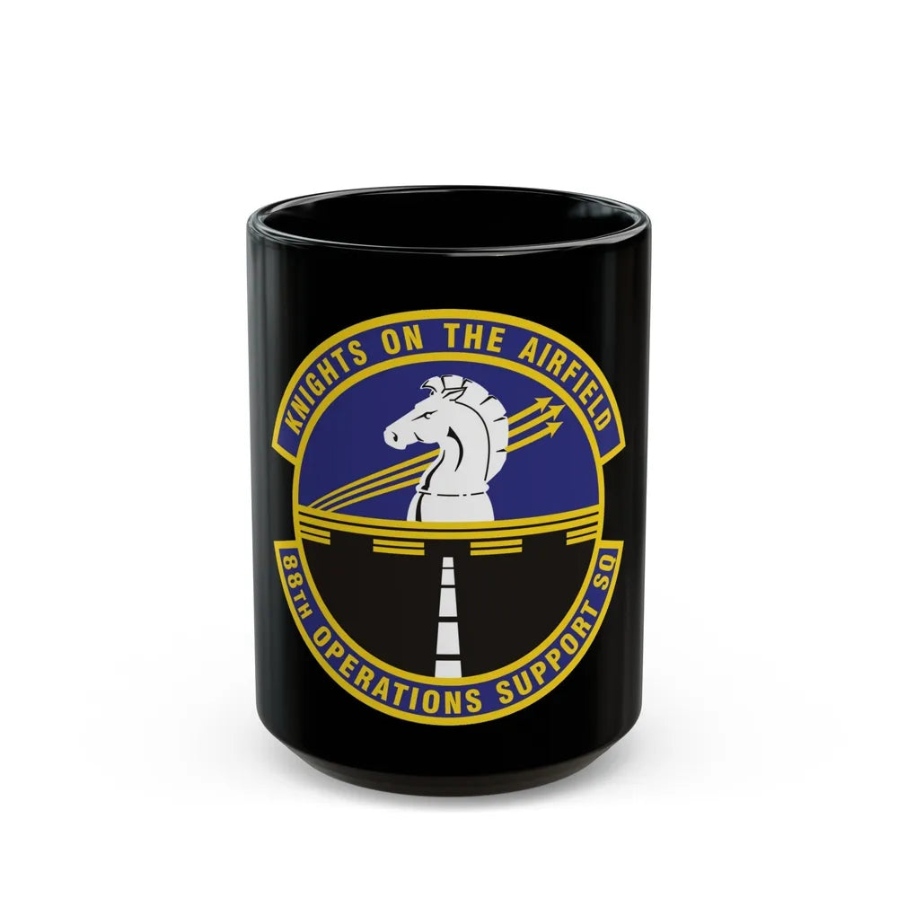 88th Operations Support Squadron (U.S. Air Force) Black Coffee Mug-15oz-Go Mug Yourself