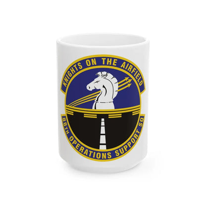 88th Operations Support Squadron (U.S. Air Force) White Coffee Mug-15oz-Go Mug Yourself