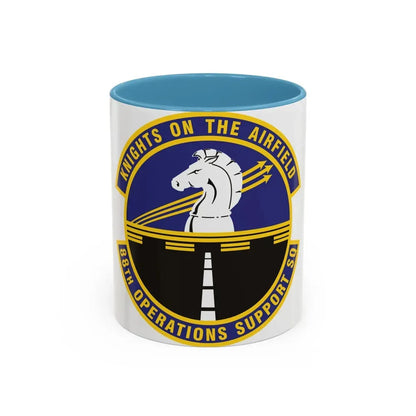 88th Operations Support Squadron (U.S. Air Force) Accent Coffee Mug 11oz Light Blue - Go Mug Yourself