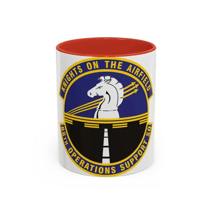 88th Operations Support Squadron (U.S. Air Force) Accent Coffee Mug 11oz Red - Go Mug Yourself