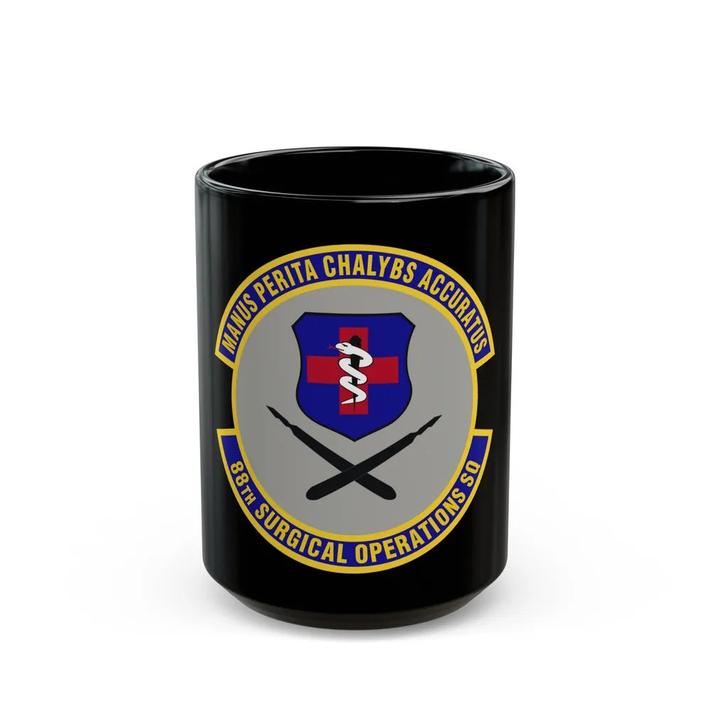 88th Surgical Operations Squadron (U.S. Air Force) Black Coffee Mug-15oz-Go Mug Yourself