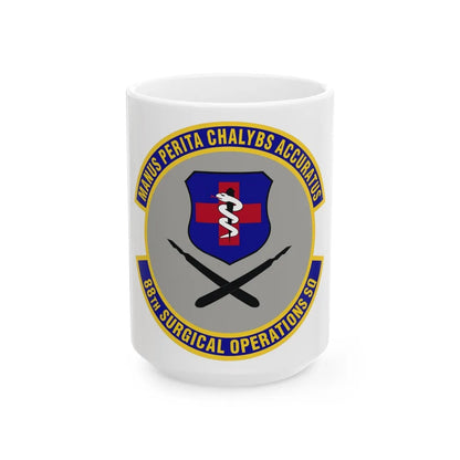 88th Surgical Operations Squadron (U.S. Air Force) White Coffee Mug-15oz-Go Mug Yourself