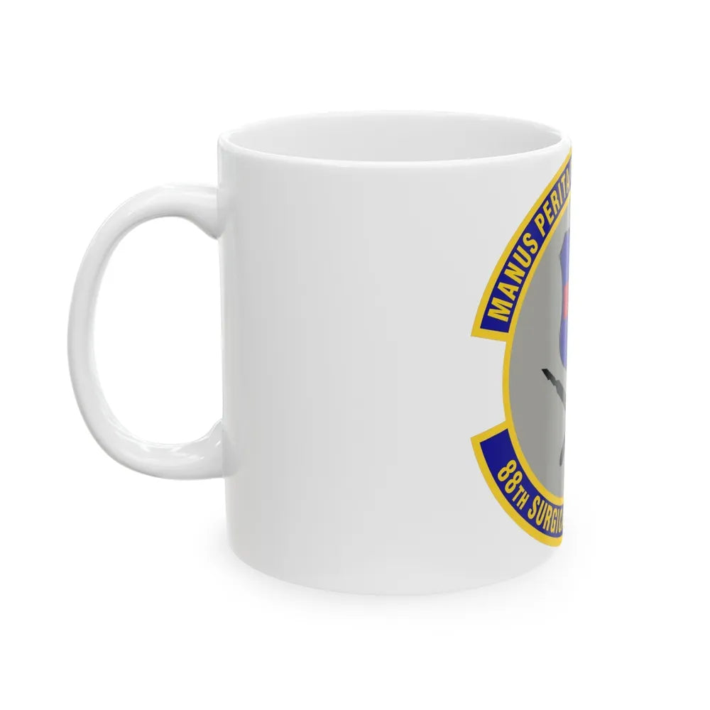 88th Surgical Operations Squadron (U.S. Air Force) White Coffee Mug-Go Mug Yourself