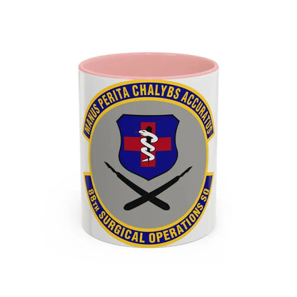 88th Surgical Operations Squadron (U.S. Air Force) Accent Coffee Mug 11oz Pink - Go Mug Yourself