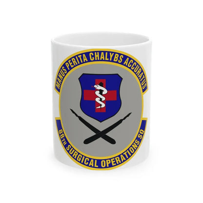 88th Surgical Operations Squadron (U.S. Air Force) White Coffee Mug 11oz - Go Mug Yourself