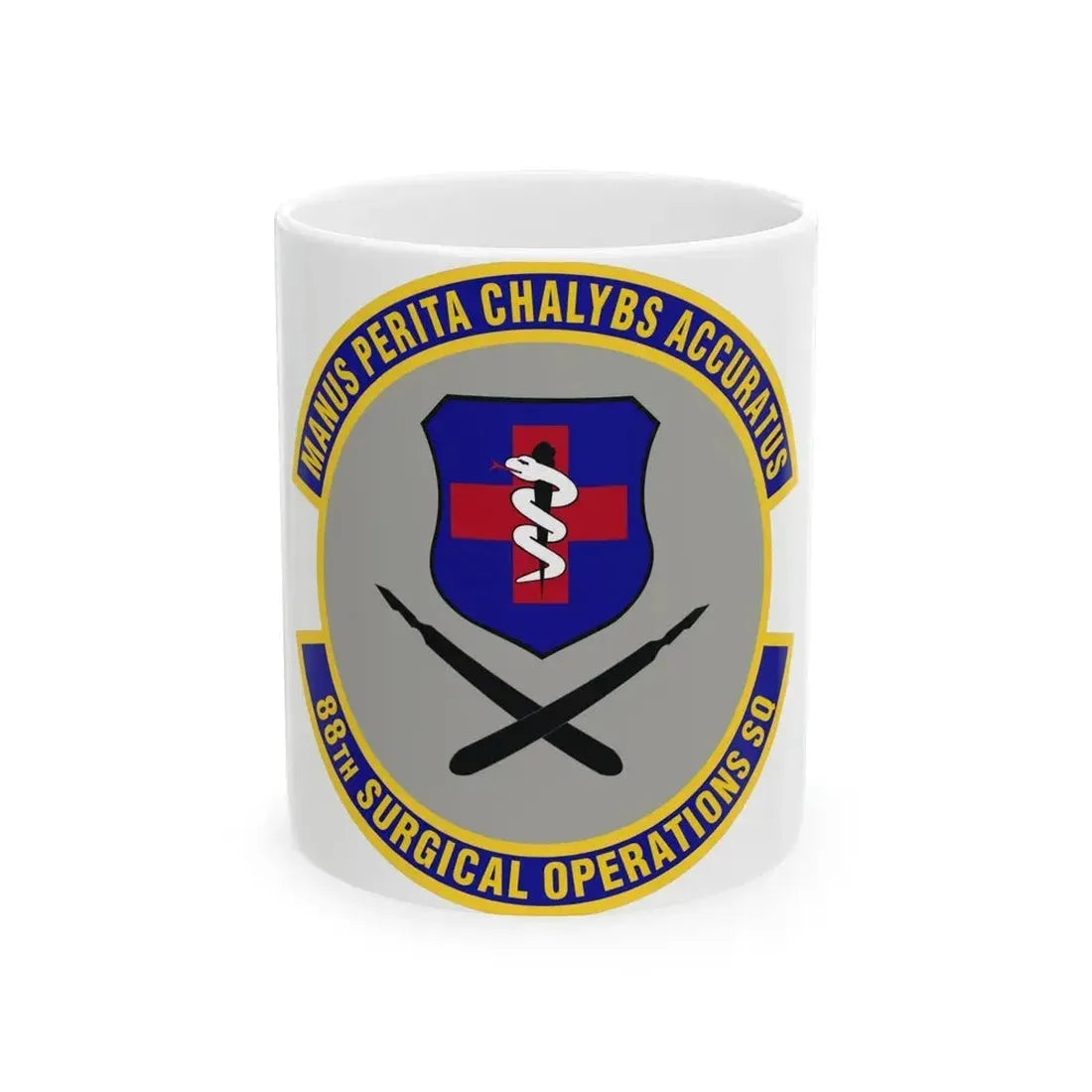 88th Surgical Operations Squadron (U.S. Air Force) White Coffee Mug 11oz - Go Mug Yourself