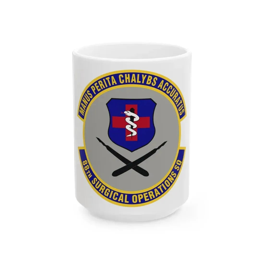 88th Surgical Operations Squadron (U.S. Air Force) White Coffee Mug 15oz - Go Mug Yourself