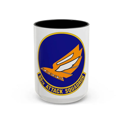 89 Attack Squadron ACC (U.S. Air Force) Accent Coffee Mug 15oz Black - Go Mug Yourself