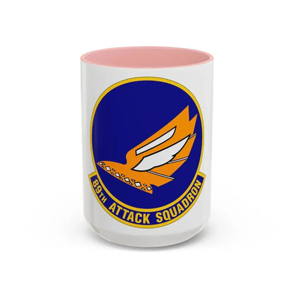 89 Attack Squadron ACC (U.S. Air Force) Accent Coffee Mug 15oz Pink - Go Mug Yourself