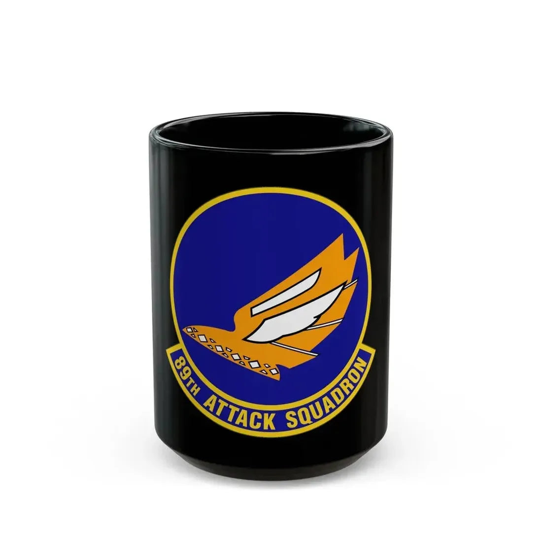 89 Attack Squadron ACC (U.S. Air Force) Black Coffee Mug 15oz - Go Mug Yourself