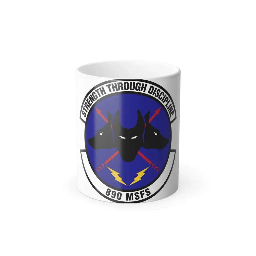 890 Missile Security Forces Squadron AFGSC (U.S. Air Force) Color Changing Coffee Mug 11oz - Go Mug Yourself