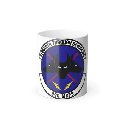 890 Missile Security Forces Squadron AFGSC (U.S. Air Force) Color Changing Coffee Mug 11oz - Go Mug Yourself