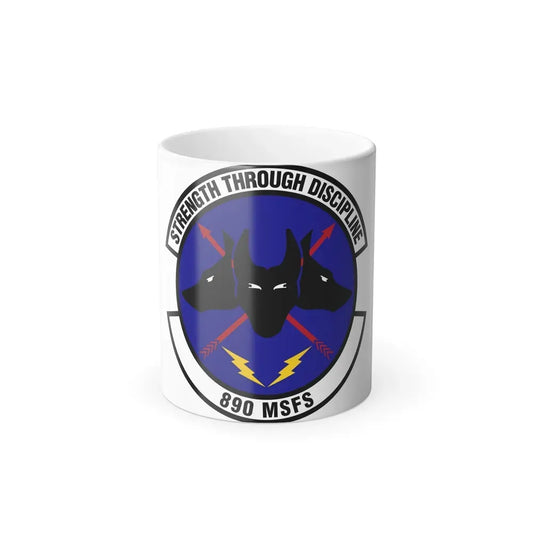 890 Missile Security Forces Squadron AFGSC (U.S. Air Force) Color Changing Coffee Mug 11oz - Go Mug Yourself