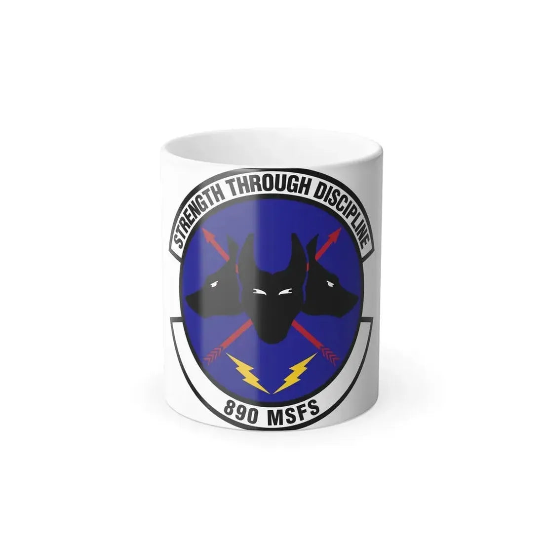 890 Missile Security Forces Squadron AFGSC (U.S. Air Force) Color Changing Coffee Mug 11oz - Go Mug Yourself