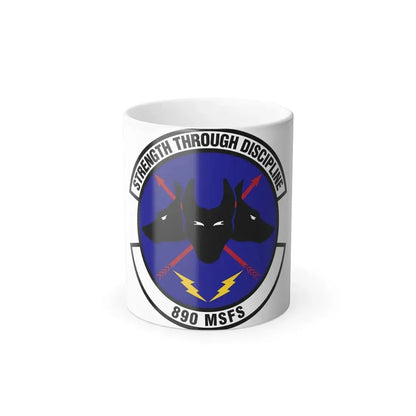 890 Missile Security Forces Squadron AFGSC (U.S. Air Force) Color Changing Coffee Mug 11oz - Go Mug Yourself