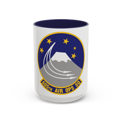 605th Air Operations Squadron (U.S. Air Force) Accent Coffee Mug