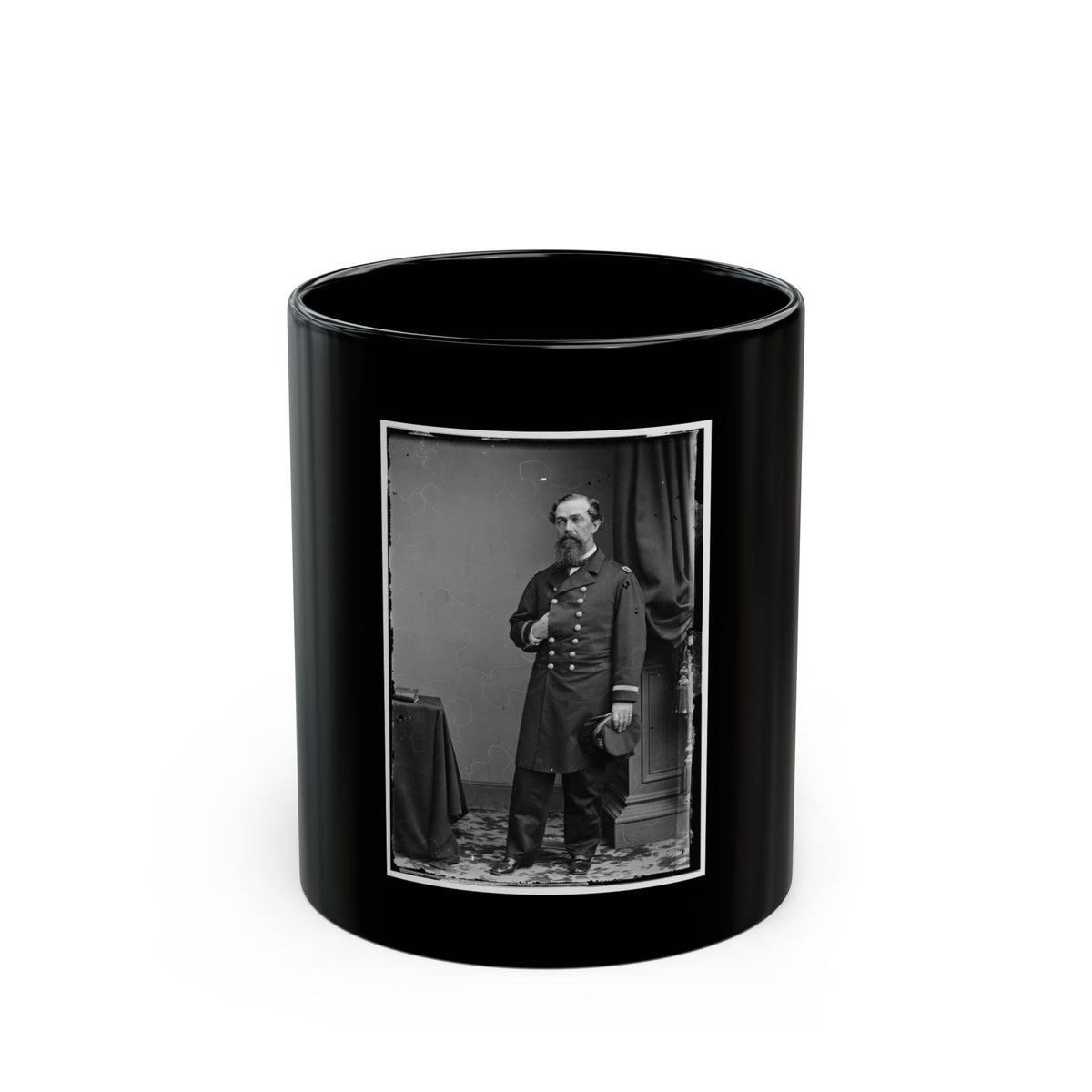 A.K. Hughes 001 (U.S. Civil War) Black Coffee Mug