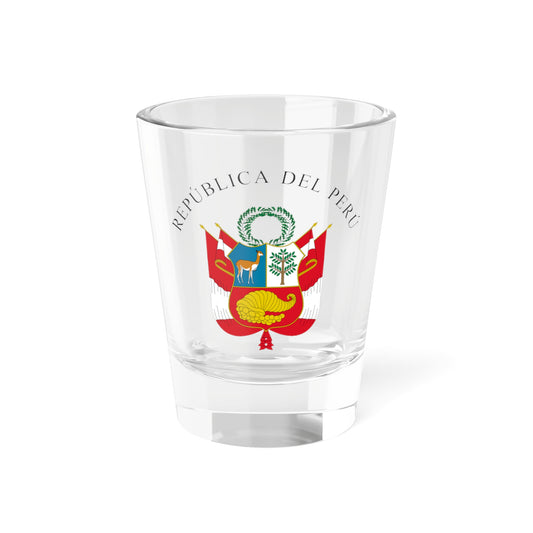 Gran Sello de la República del Perú (Peru) (Coat of Arms) Shot Glass 1.5oz