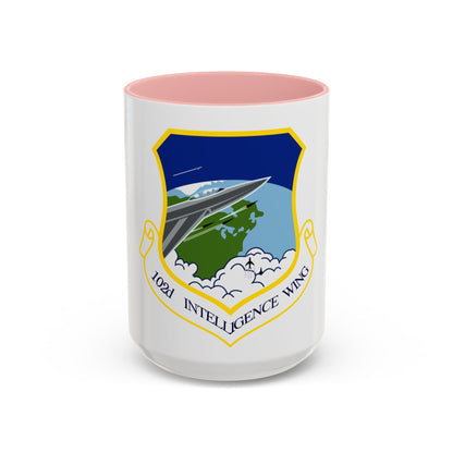 1014px 102nd Intelligence Wing emblem (U.S. Air Force) Accent Coffee Mug