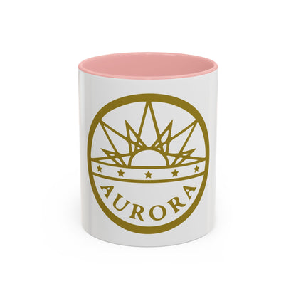 Seal of Aurora Colorado - Accent Coffee Mug