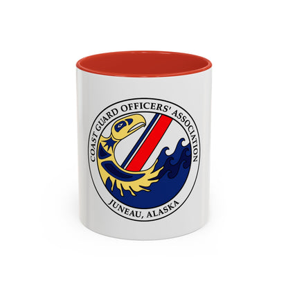 USCG Officers (U.S. Coast Guard) Accent Coffee Mug