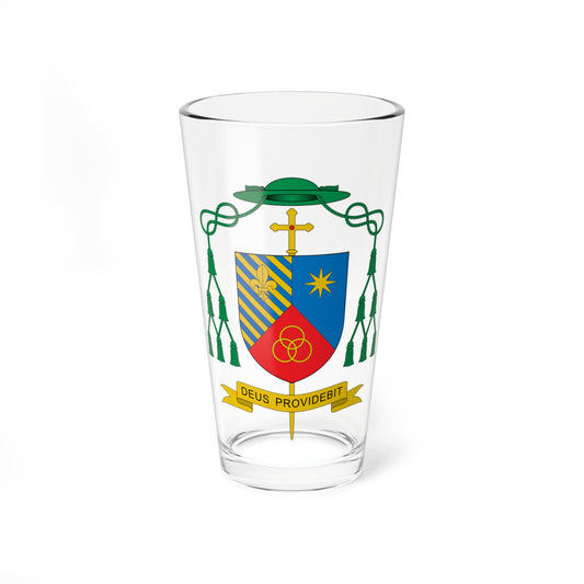 Escudo de Edmilson Amador Caetano (Spain) (Coat of Arms) Pint Glass 16oz