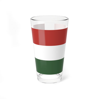 Flag of Hungary 1989-2003 (Hungary) Pint Glass 16oz